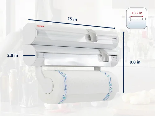 Vista 6 de Leifheit Parat F2 2046398 - Dispensador de plástico, color blanco