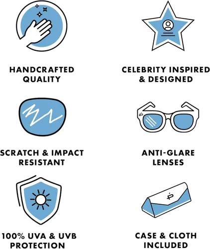 Vista 5 de Prive Revaux DB Touch Rimless Sunglasses Handcrafted, Scratch & Impact Resistant Lenses with 100% UV Protection