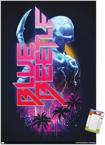 Vista 9 de Trends International Póster de pared de DC Comics Movie Blue Beetle Versión sin marco