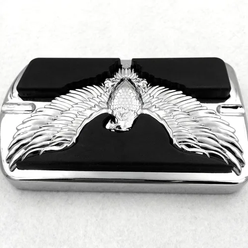 Vista 4 de HONGK - Compatible con pedal de freno Touring Softail Almohadilla grande H-D Eagle Hawk Emblem [B01BW4N5CM]