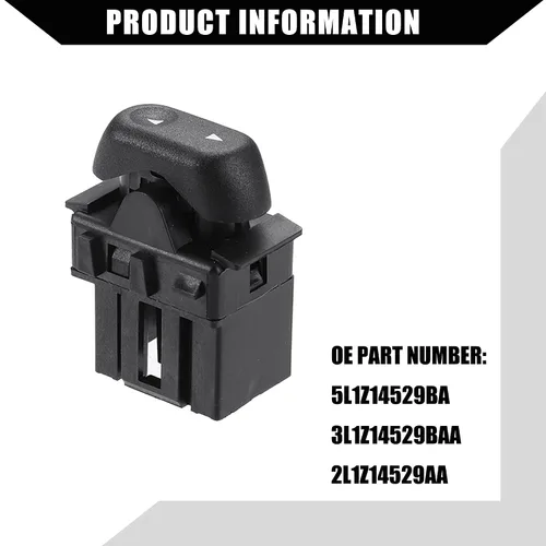 Vista 7 de NO.5L1Z-14529-BA Botones de interruptor de control de ventana para Ford Expedition 2003-2006 para Ford F-150 2004-2008 / lado
