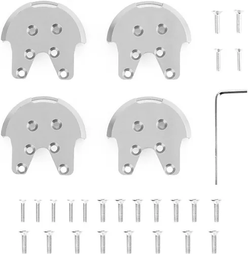 Vista 4 de Kit de placa de refuerzo, protección de hélice, base de montaje del motor, protección para dron P3 Pro/Adv/Sta para D-JI Phantom 3 Series 4X Metal