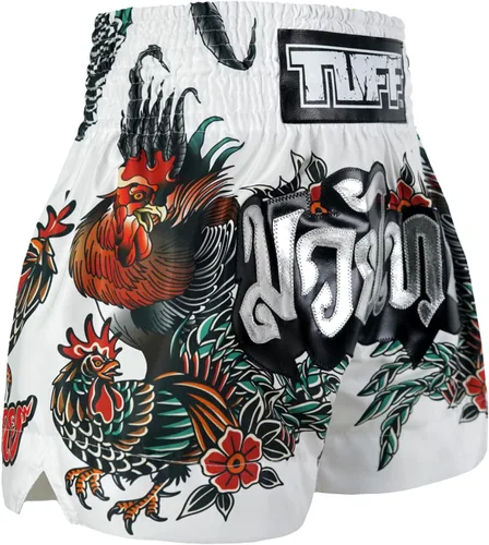 Vista 4 de Pantalones cortos de boxeo Muay Thai Estilos Tradicionales MMA Entrenamiento Kickboxing