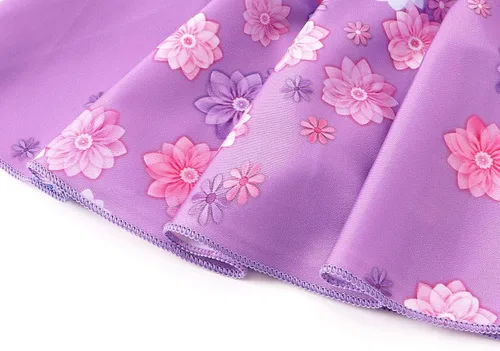 Vista 6 de AmzApparel Encanto Mirabel - Traje de baño para niñas, Isabella, conjunto de bikini de 2 piezas