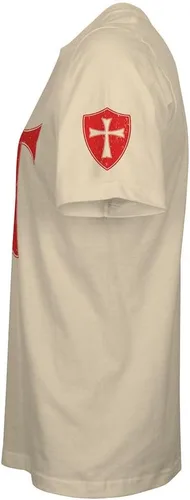 Vista 4 de Camiseta de caballeros templarios cruzados para hombres
