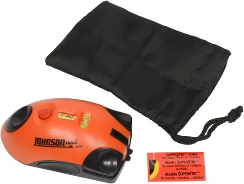 Vista 6 de Johnson Level & Tool - Mouse láser 9250, rango interior de 30 pies, naranja, 1 mouse láser