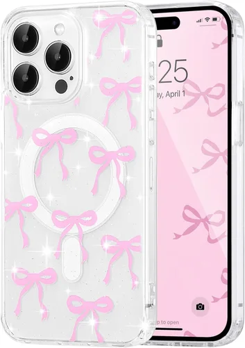 Vista 53 de UEEBAI - Funda magnética para iPhone 11, diseño de lazo, compatible con MagSafe, funda transparente delgada inalámbrica, antiamarilleo, a prueba