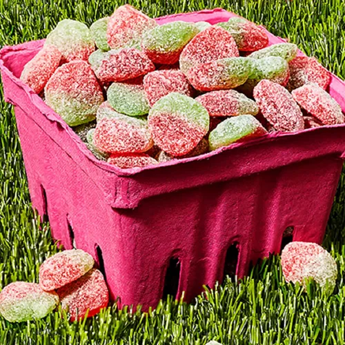 Vista 10 de SOUR PATCH KIDS Caramelos Suaves y Masticables de Fresa, Caramelos a Granel, 12 Bolsas de 8 oz