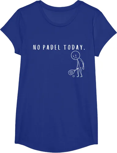 Vista 28 de No Padel Today Funny Padel Stickman Padel Playera Jugador de Tenis