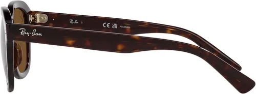 Vista 4 de Ray-Ban Gafas de sol cuadradas Rb4398f Erik Low Bridge Fit para mujer