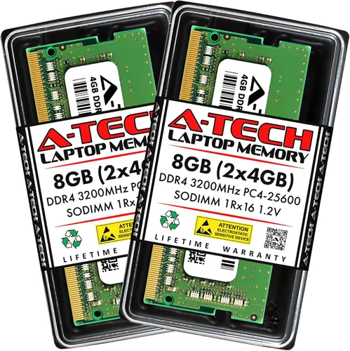 Vista 34 de A-Tech 4 GB de RAM para portátiles Acer Nitro 5 DDR4 2400MHz SODIMM PC4-19200 (PC4-2400T) módulo de actualización de memoria