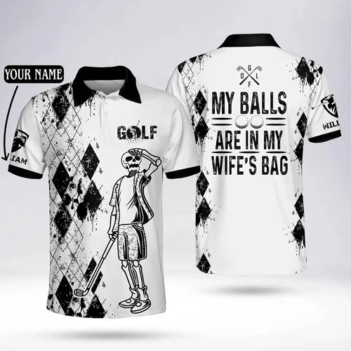 Vista 6 de TEEMAN Camisetas polo de golf divertidas personalizadas para hombres camisetas de golf locas para hombres divertidas camisas de golf para hombres