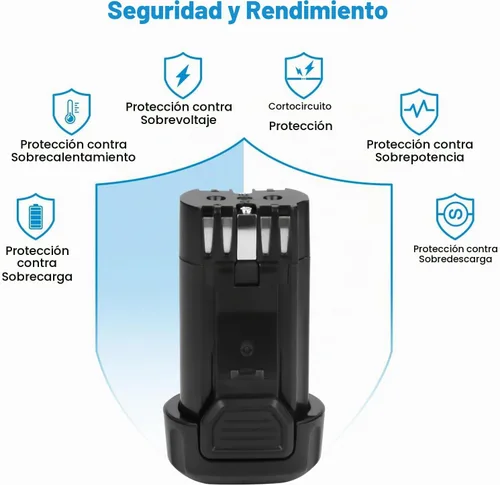 Vista 5 de Exmate Paquete de 2 baterías de 1500 mAh 8 V Max compatibles con Dewalt DCB080 DCF680N1 DCF682 DCB095 DW4390 DCF680N2 DCF680G2 DCL023 DCF680