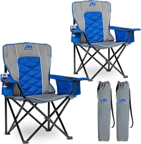 Vista 11 de Silla de camping acolchada de gran tamaño, capacidad de 450 libras
