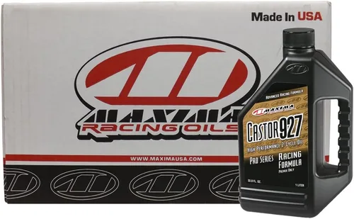 Vista 5 de Maxima Racing Oils 23916-2PK Castor 927 Aceite de premezcla para carreras de 2 tiempos, botella de 16 onzas, paquete de 2