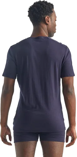 Vista 2 de Icebreaker Men's Anatomica Cold Weather Base Layer Thermal Short Sleeve Crewneck T-Shirt