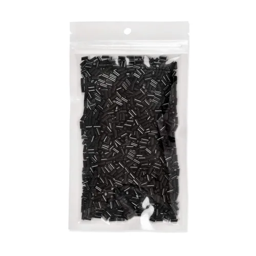 Vista 5 de 1.76 oz Italiano Fusión Queratina Pegamento Pellets Gránulos Gránulos Perlas para Uñas/I Tip Extensiones de Cabello - Negro
