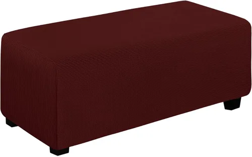 Vista 69 de Easy-Going Funda Elástica para Otomana Taburete de Almacenamiento Plegable Protector de Muebles Funda Rectangular Suave con Parte Inferior Elástica