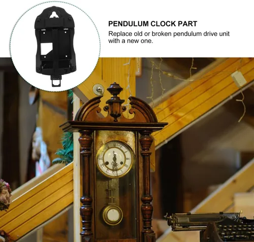 Vista 4 de DOITOOL Reloj de péndulo de repuesto de unidad de transmisión de reloj de cuarzo con péndulo oscilante para relojes de pared y abuelo, reparación