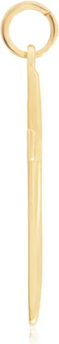 Vista 10 de Dijes religiosos de oro amarillo de 14 quilates para hombres y mujeres – disponible en varios diseños