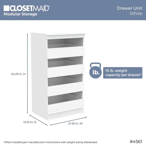Vista 2 de ClosetMaid Blanco