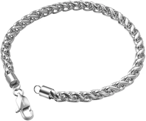 Vista 2 de Van Heusen Pulsera de cadena de eslabones de trigo de 0.197in para hombre