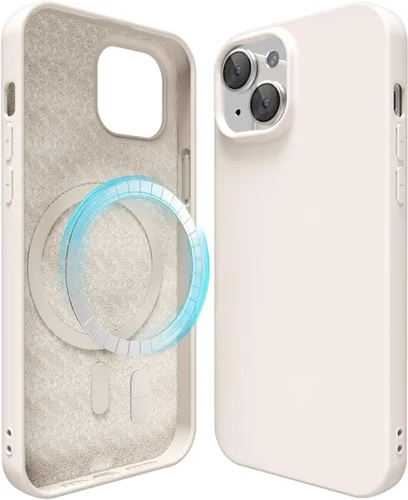 Vista 157 de oakxco Funda de silicona para iPhone 12 Pro Max, magnética, compatible con carga inalámbrica Magsafe, cubierta protectora de goma suave y delgada