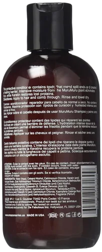 Vista 2 de Amazon Series Murumuru - Acondicionador de queratina antiencrespamiento, 8.5 onzas