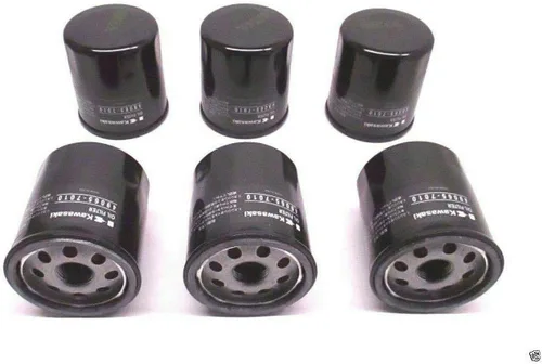Vista 2 de Paquete de 6 filtros de aceite originales Kawasaki 49065-7010 OEM de 25 micrones