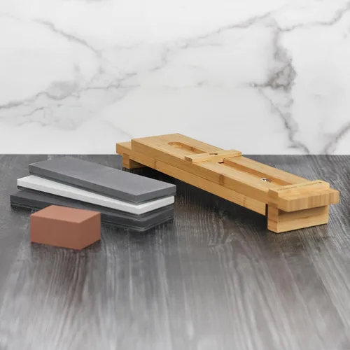 Vista 2 de ZWILLING J.A Henckels Bob Kramer, juego de piedras para afilar con agua de 6