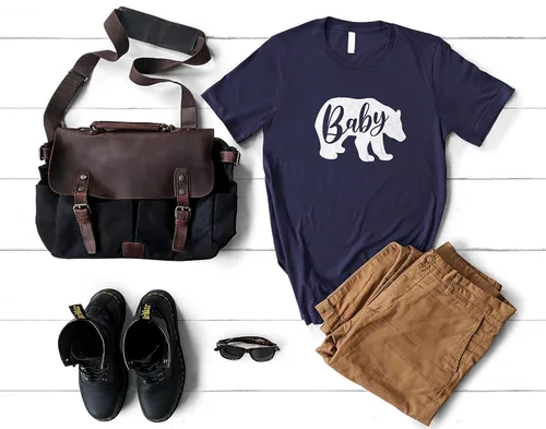 Vista 4 de Family Bear T-shirts, Matching Family Shirt, Mama Bear Shirt, Papa Bear Shirt, Baby Bear Tee, Bear Family Gifts, Cute Family Shirts, Bear Family