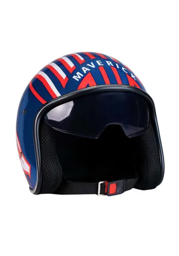 Vista 4 de Casco de Disfraz Adulto Top Gun Multicolor