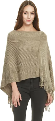 Vista 10 de Ferand Suéter tipo poncho ligero para mujer, chal versátil, regalos navideños para mujeres 2024 Negro