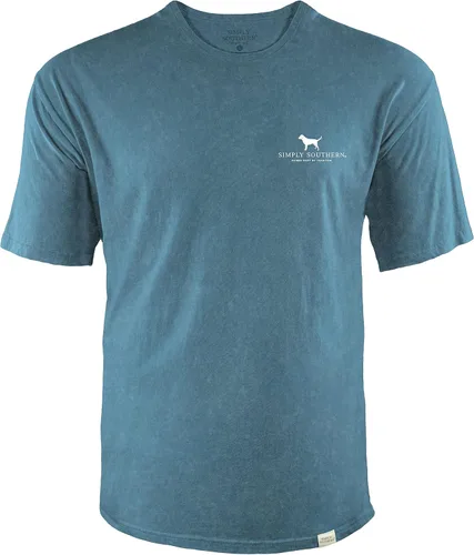 Vista 2 de Camiseta Golden Retriever & Lighthouse Simply