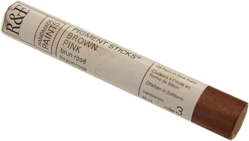 Vista 191 de R&F Handmade Paints - Pigmento profesional al óleo en barra, naranja lizarina, 6.4 fl oz