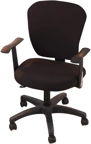Vista 26 de Jinzio Funda para silla de oficina de computadora, tela protectora dividida y elástica, de poliéster, universal, para escritorio, para silla