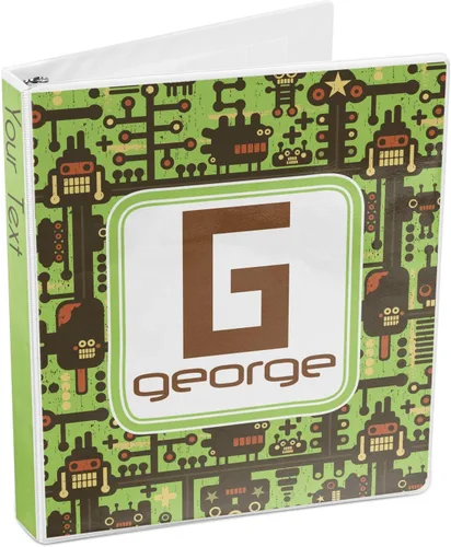 Vista 4 de Robot Industrial 1 Carpeta de 3 anillas - 1 pulgada (personalizada)