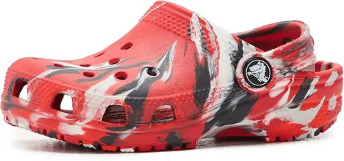 Vista 29 de Crocs - Zuecos clásicos para niños, diseño de teñido anudado jaspeado