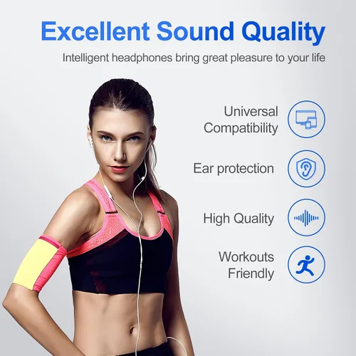 Vista 6 de Paquete de 2 auriculares USB C, auriculares tipo C con micrófono y control remoto con cancelación de ruido, auriculares con cable USB C para iPhone