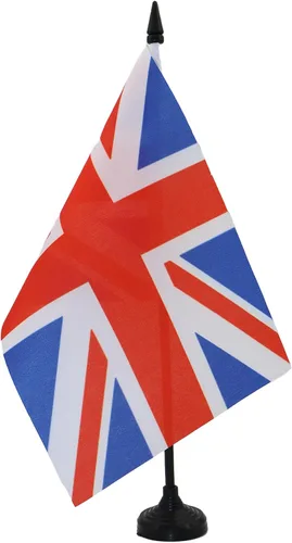 Vista 38 de AZ FLAG Aland Table Flag 4x6 in 100D Polyester Plastic Base Indoor use Finnish 15x10 cm desk flag stitched finish with reinforced edges with