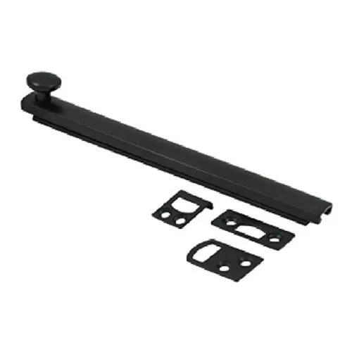 Vista 7 de Deltana Perno de superficie, tornillo oculto, resistente, latón antiguo, 6 pulgadas