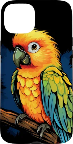 Vista 9 de Sun Conure - Funda para iPhone 17, diseño de pájaro tropical
