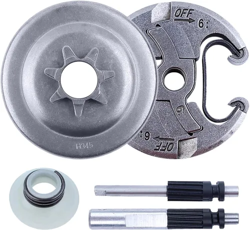 Vista 4 de Para motosierra Husqvarna 350 340 345 445 450 450E 351 353 motosierra, embrague, 537110503 578097901 503931801 540057901 537154801