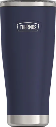 Vista 9 de THERMOS ICON SERIES, vaso de acero inoxidable con cierre deslizante, 18 onzas, carmesí