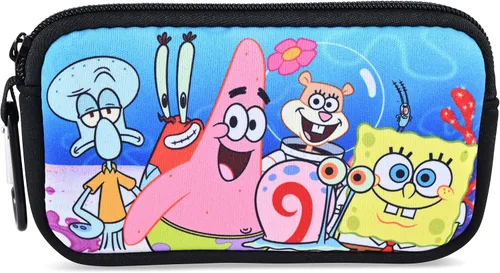 Vista 6 de Nickelodeon SpongeBob SquarePants - Juego de gafas de sol para niños y estuche para lentes para niños pequeños