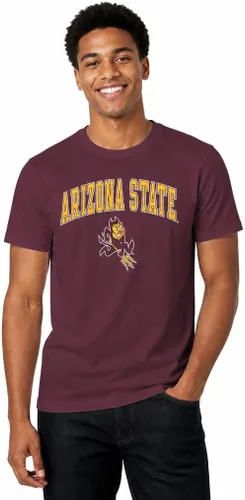 Vista 81 de Campus Colors NCAA - Camiseta de algodón para adulto, unisex, para el día del juego Azul marino
