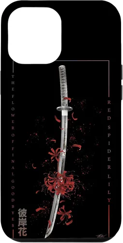 Vista 26 de Higanbana o Spider Lily con anime Samurai Sword - Carcasa estética para iPhone 17