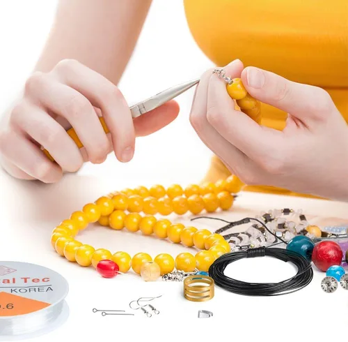 Vista 6 de KUUQA Jewelry Making Kit Jewelry Findings Starter Kit