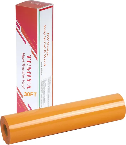 Vista 20 de TUMIYA - Rollo de vinilo para transferencia de calor (100.1 x 14.8 ft, vinilo adhesivo brillante HTV (rosa)