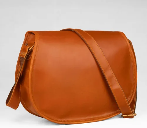 Vista 14 de Satchel And Fable Bolsos cruzados de cuero vintage hechos a mano para mujer